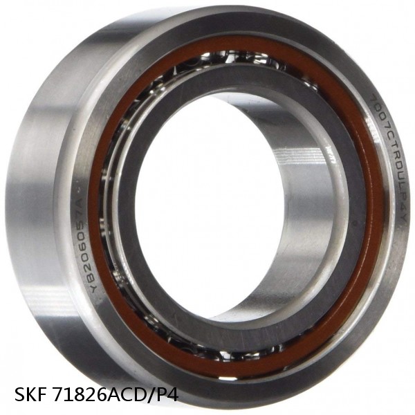 71826ACD/P4 SKF Super Precision,Super Precision Bearings,Super Precision Angular Contact,71800 Series,25 Degree Contact Angle