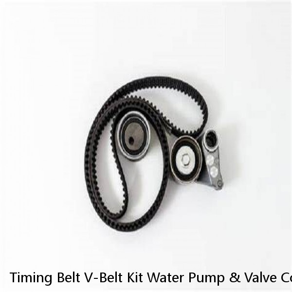 Timing Belt V-Belt Kit Water Pump & Valve Cover Gaskets Fits Hyundai Kia 3.5L V6