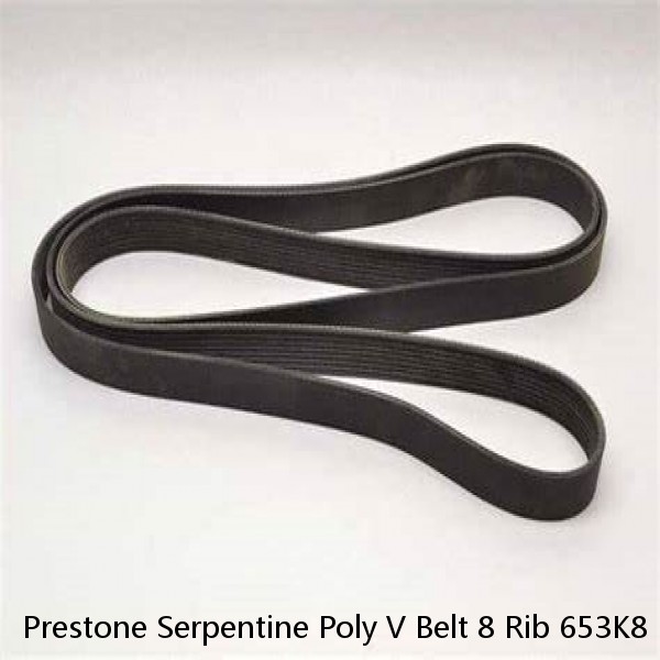 Prestone Serpentine Poly V Belt 8 Rib 653K8  